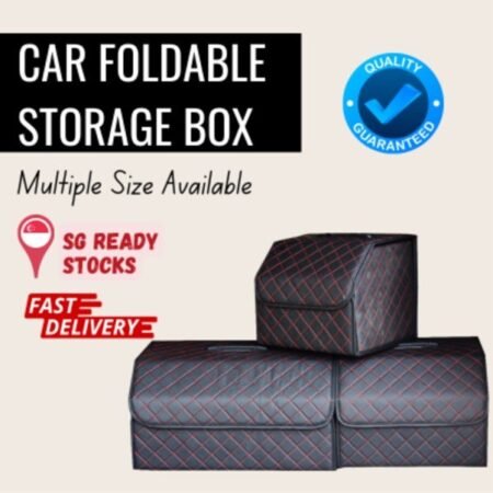 Car Foldable leather Storage box
