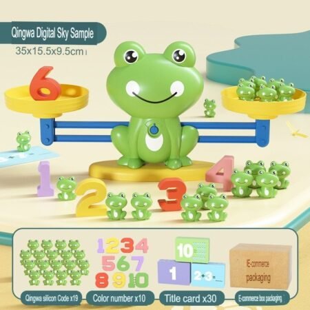 Kids math toy Frog Balance Counting