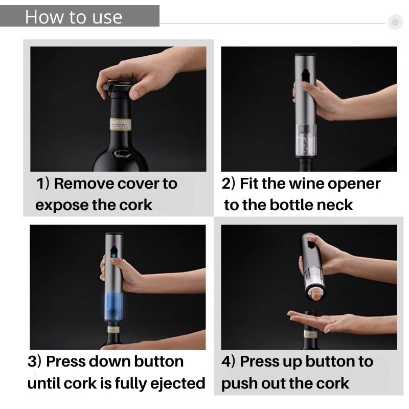 Automatic/Manual Wine Bottle Opener Kit
