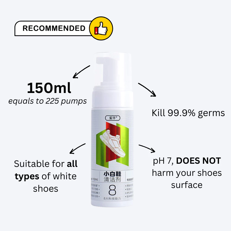 White Shoes Cleaning Foam
