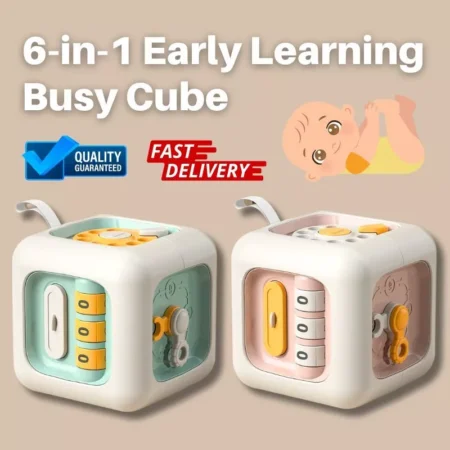 6 in 1 Montessori Early Learning Busy cube