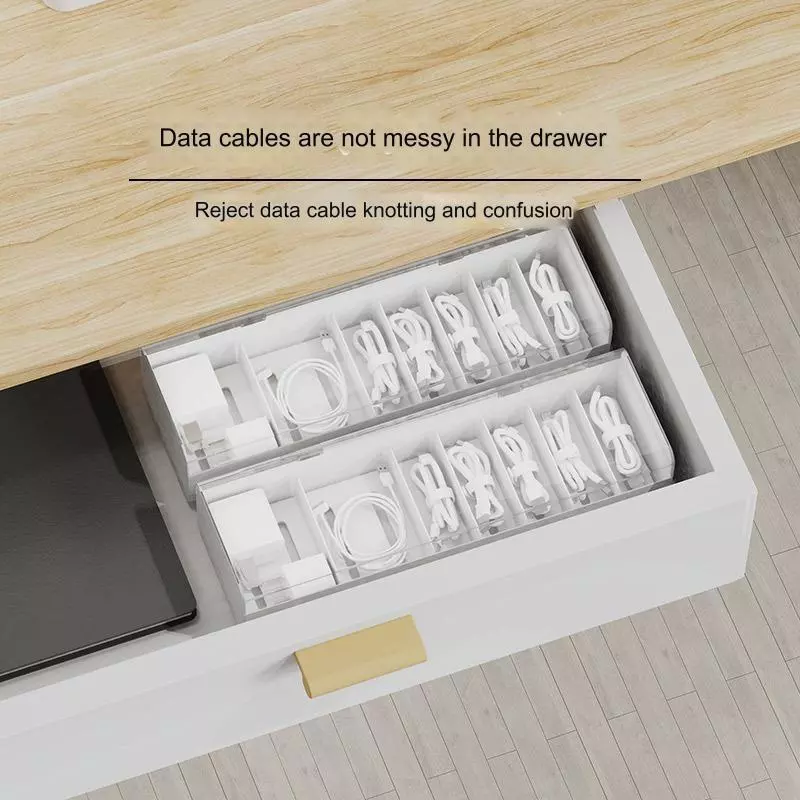 Charger & Cable Organizer Box