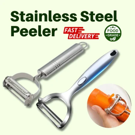 Stainless Steel Peeler Dual Julienne