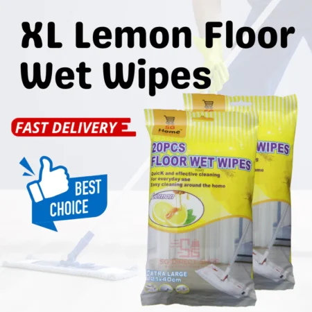 X-Large Lemon Floor WET Wipes