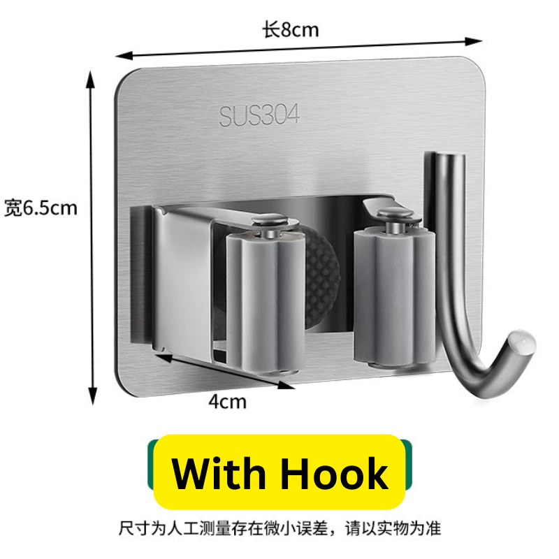 Punch free Broom Hanger