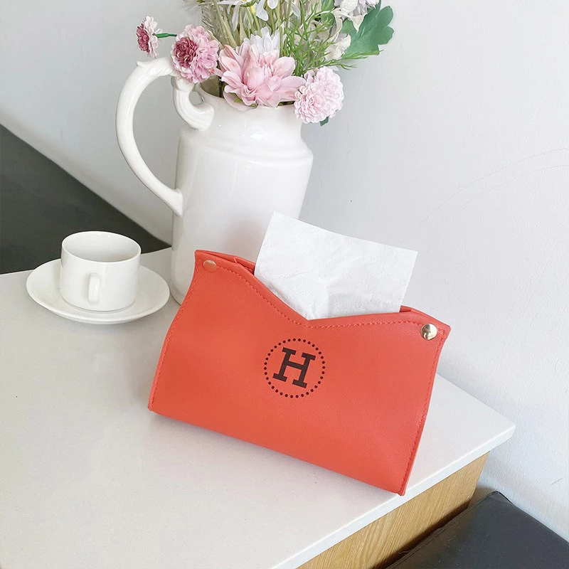 Stylish Leather tissue box