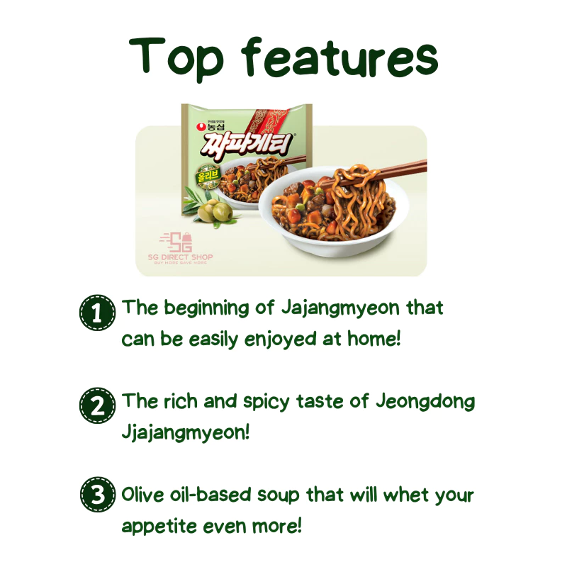 Nongshim Chapagetti Ramyun Ramen - Korean